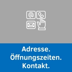 Per Klick landet man bei den Öffnungszeiten