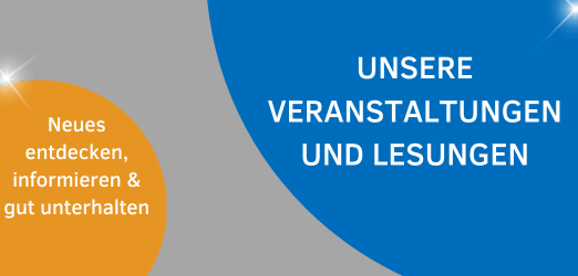 Per Klick landet man bei den Veranstaltungen